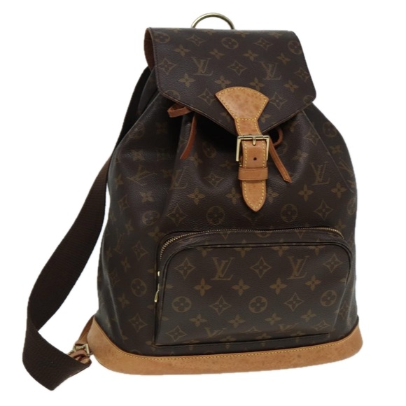 LOUIS VUITTON Monogram Montsouris GM Backpack M51135 LV Auth yk14185 - Picture 1 of 16
